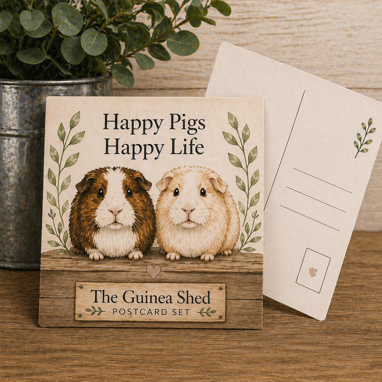 Guinea Pig Care Postcard Set