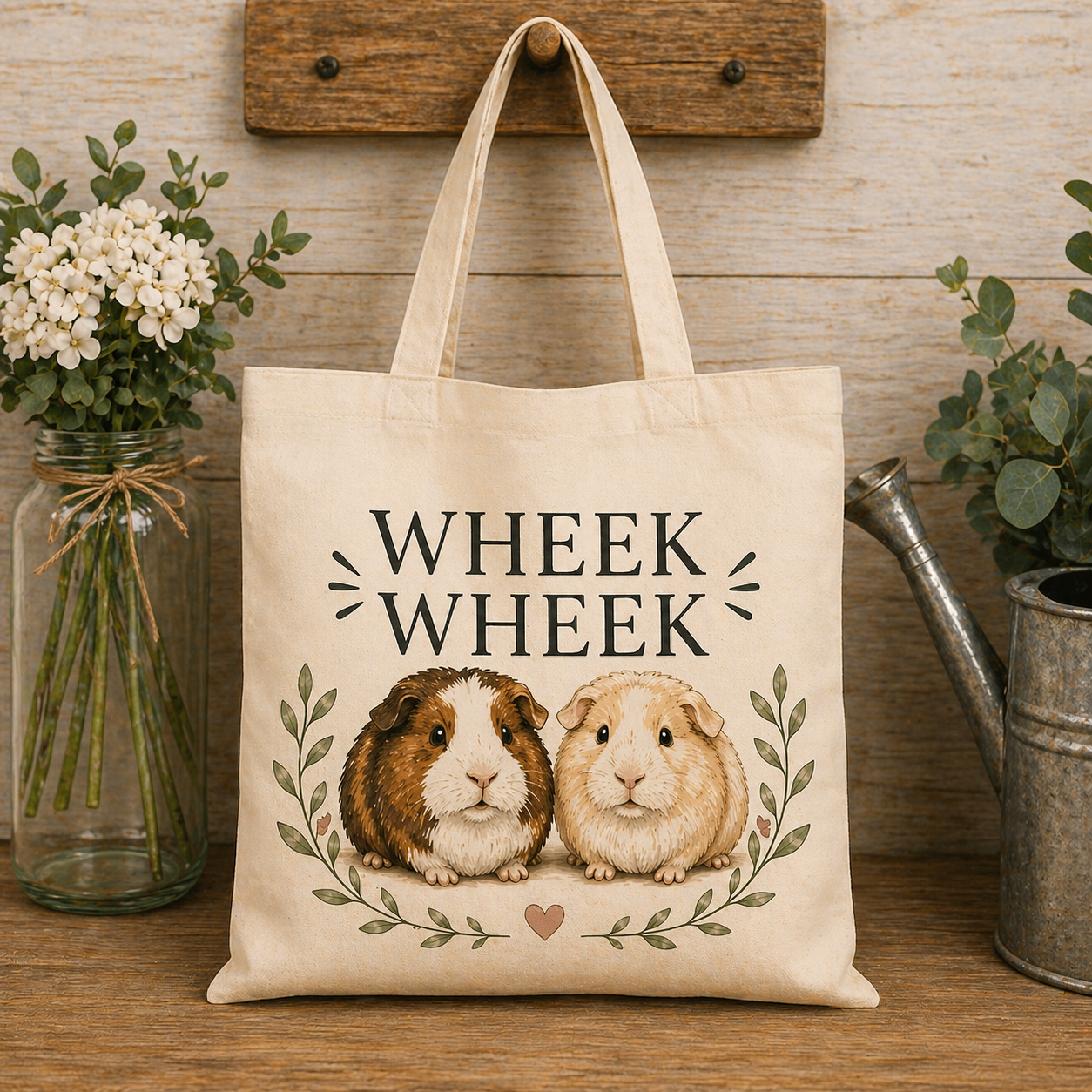 "Wheek Wheek" Tote Bag
